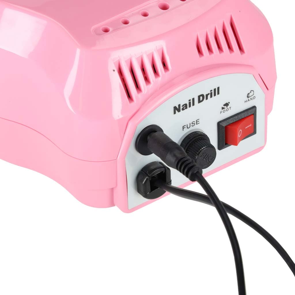 Masina electrica de slefuit unghiile, 65W, roz — imagine 8
