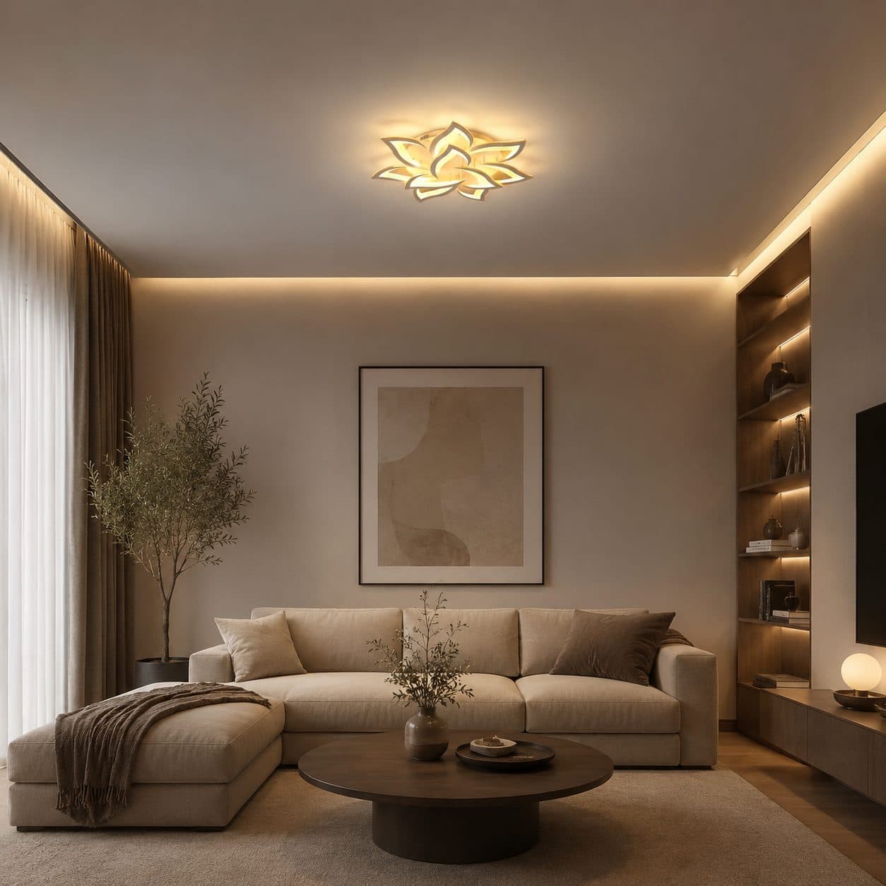 Lustra LED cu telecomanda Flippy LOTUS 91W — imagine 12