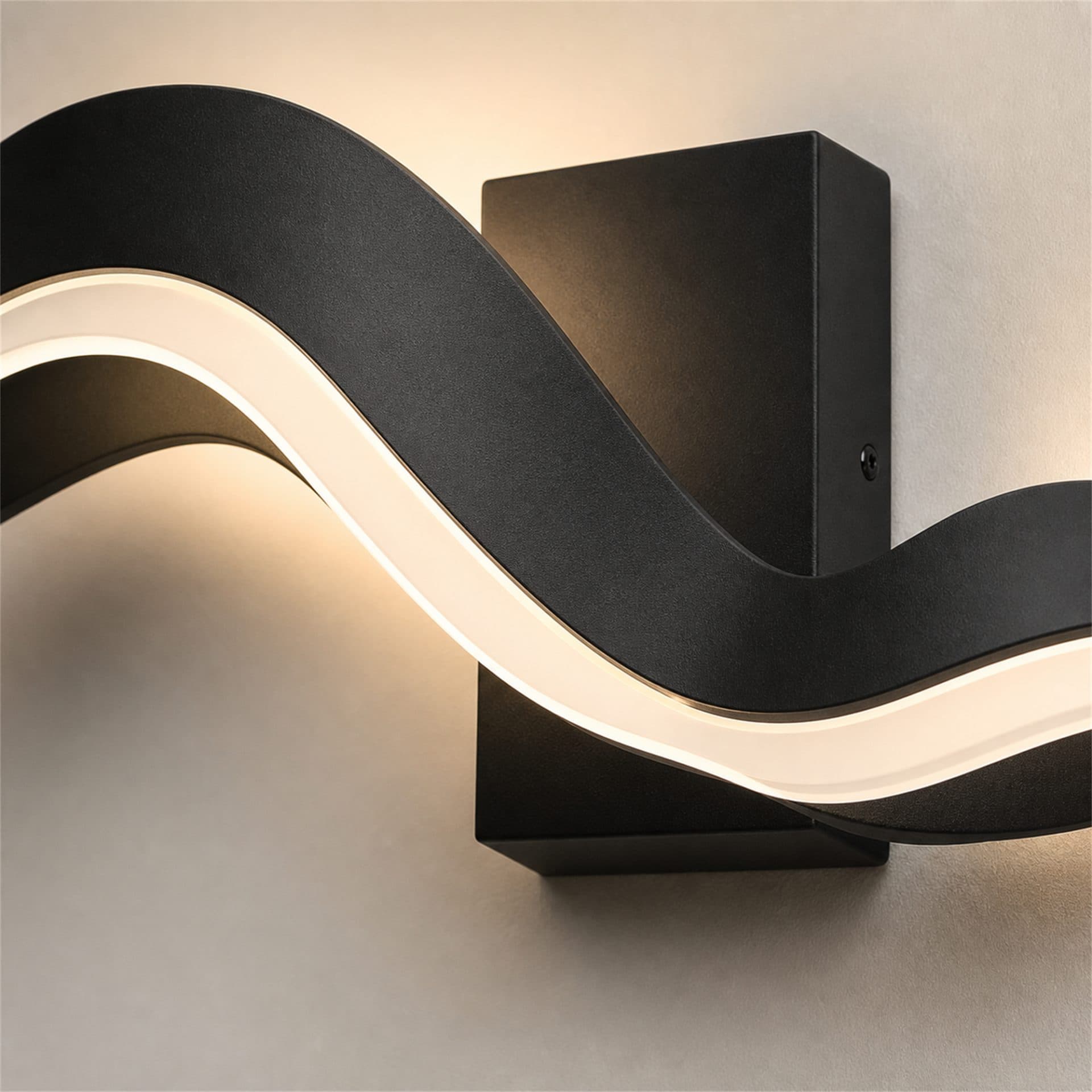 Aplica LED Decorativa Flippy 60cm Negru — imagine 4