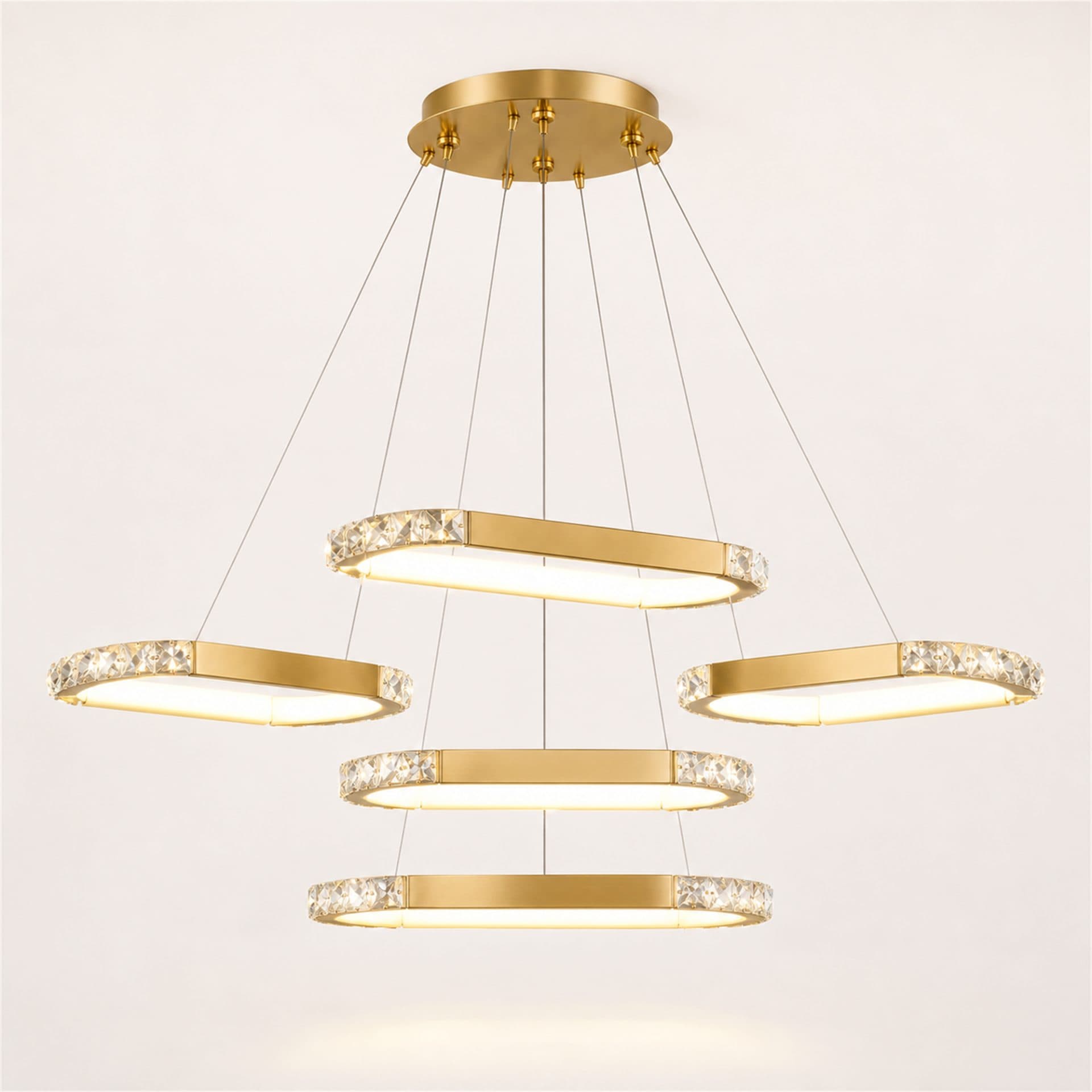 Lustra LED Flippy CHARM Magno Auriu — imagine 3