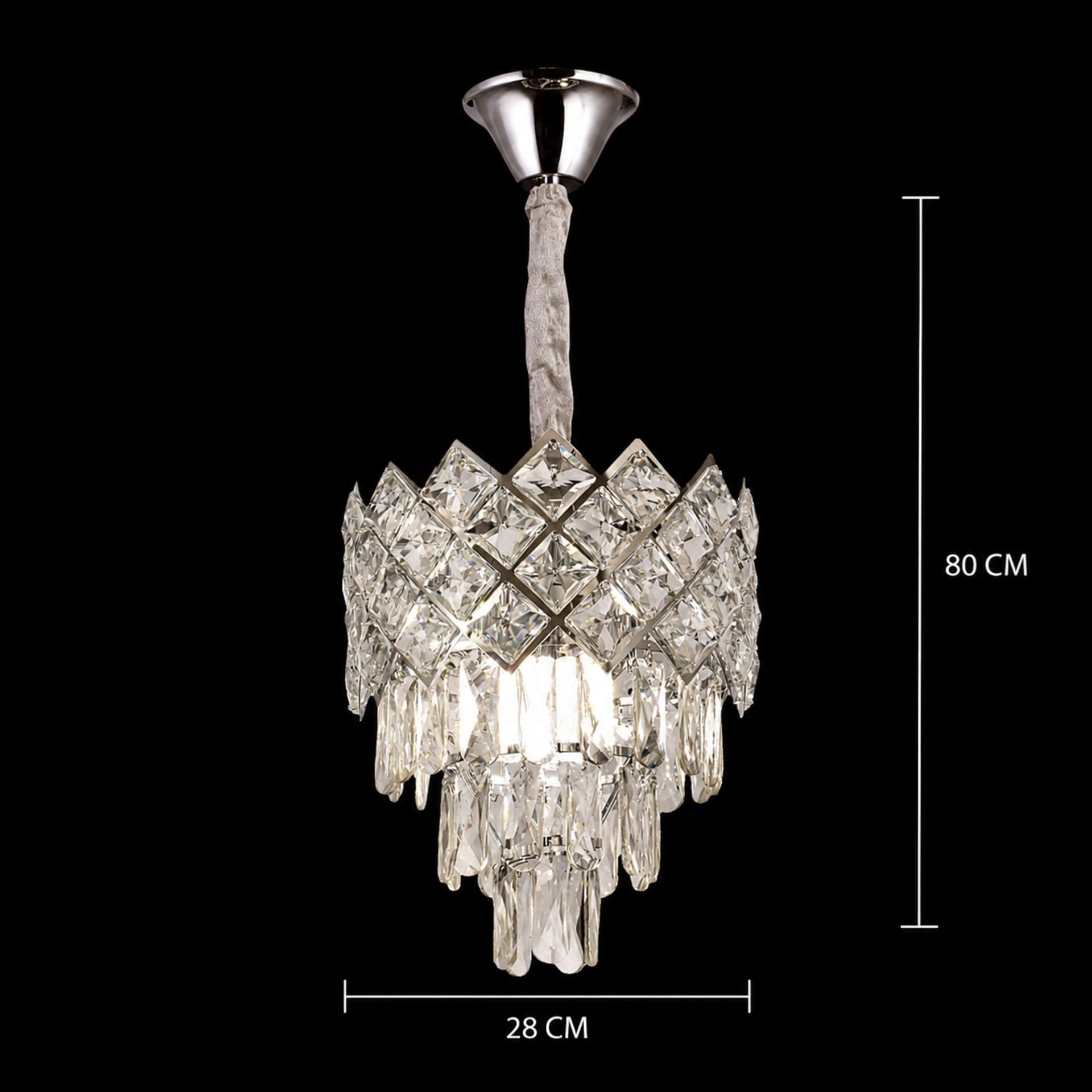 Candelabru cristal Flippy VECTORIA Petito 3xE14 — imagine 4