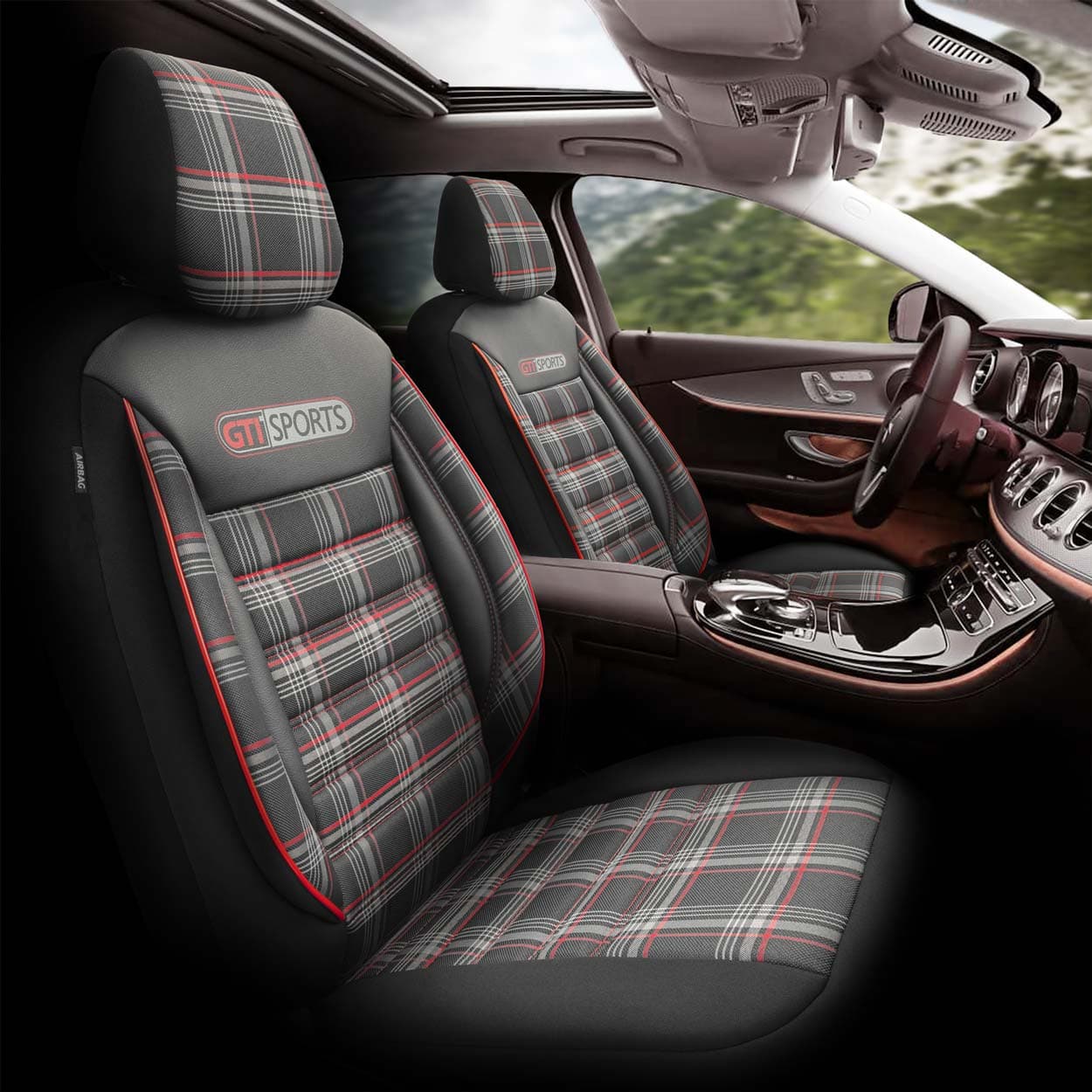 Set huse scaun auto OTOM PREMIUM Universale GTI SPORT 801 — imagine 3