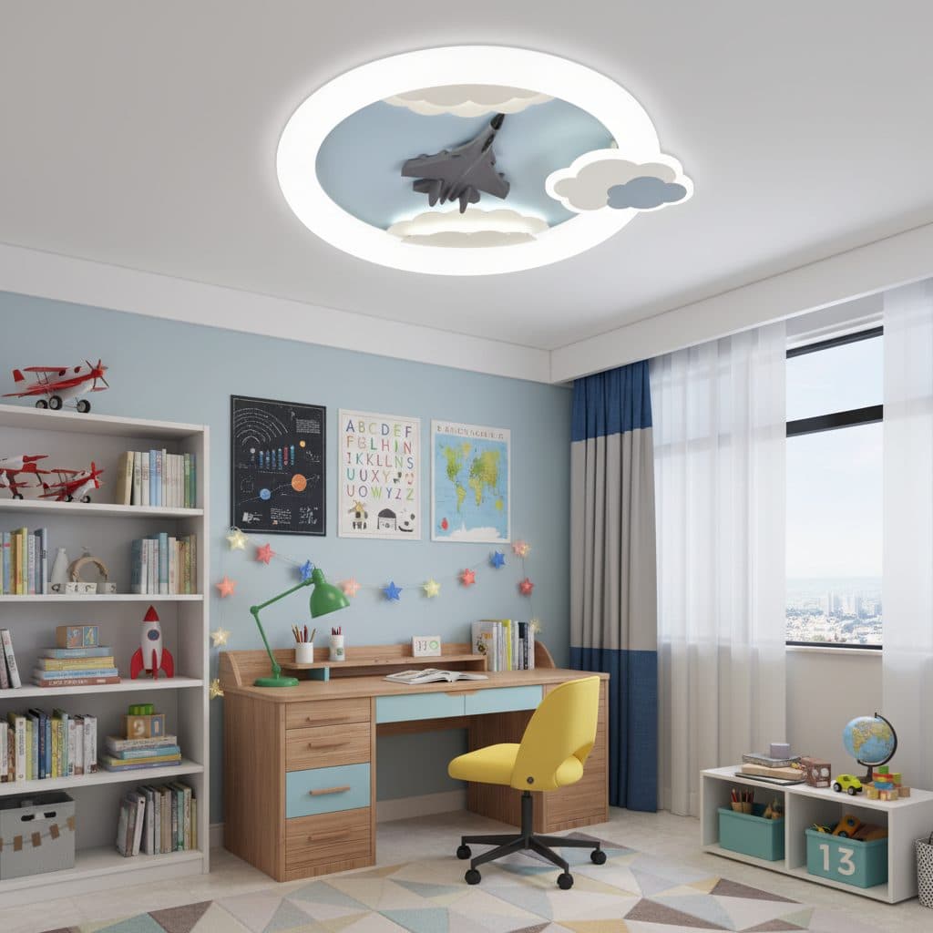 Lustra LED Flippy 72W Diametru 50cm Telecomanda Lumina Rece Calda Neutra — imagine 5
