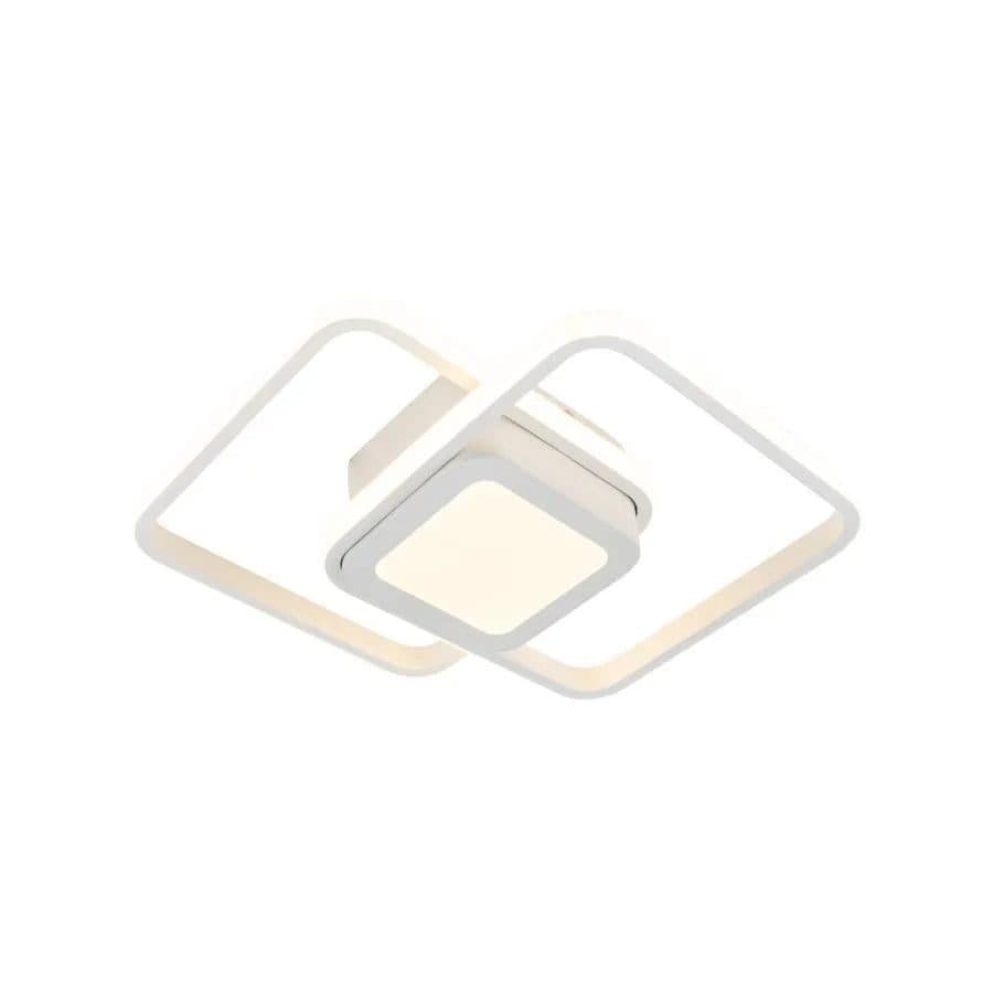 Lustra LED DUOFORM Flippy, 21W, design geometric, alb — imagine 11