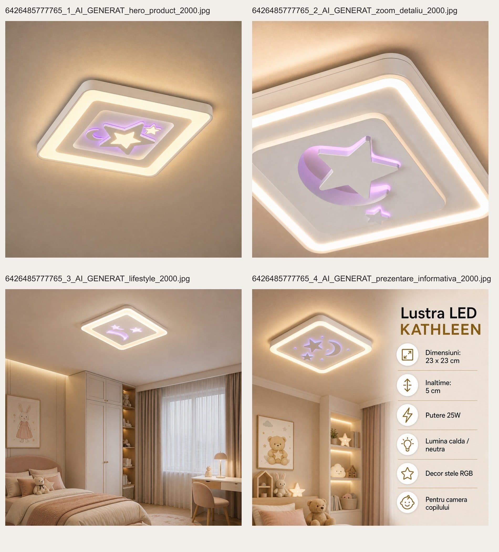 Lustra LED KATHLEEN RGB Flippy 25W — imagine 9