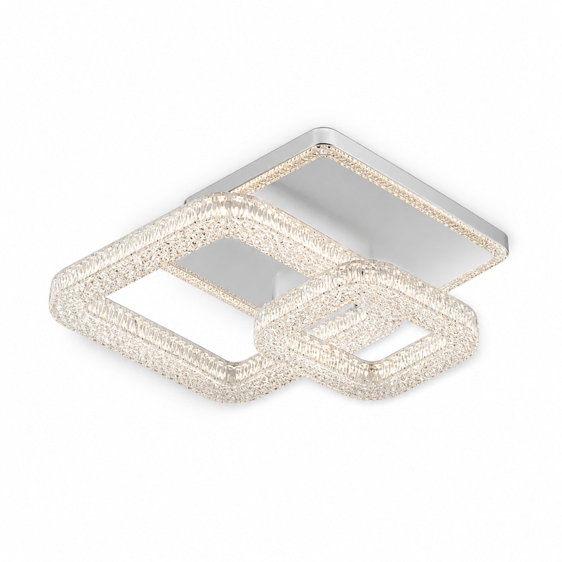 Lustra LED Flippy RENATO Petito 13W telecomanda cristal Alb — imagine 5