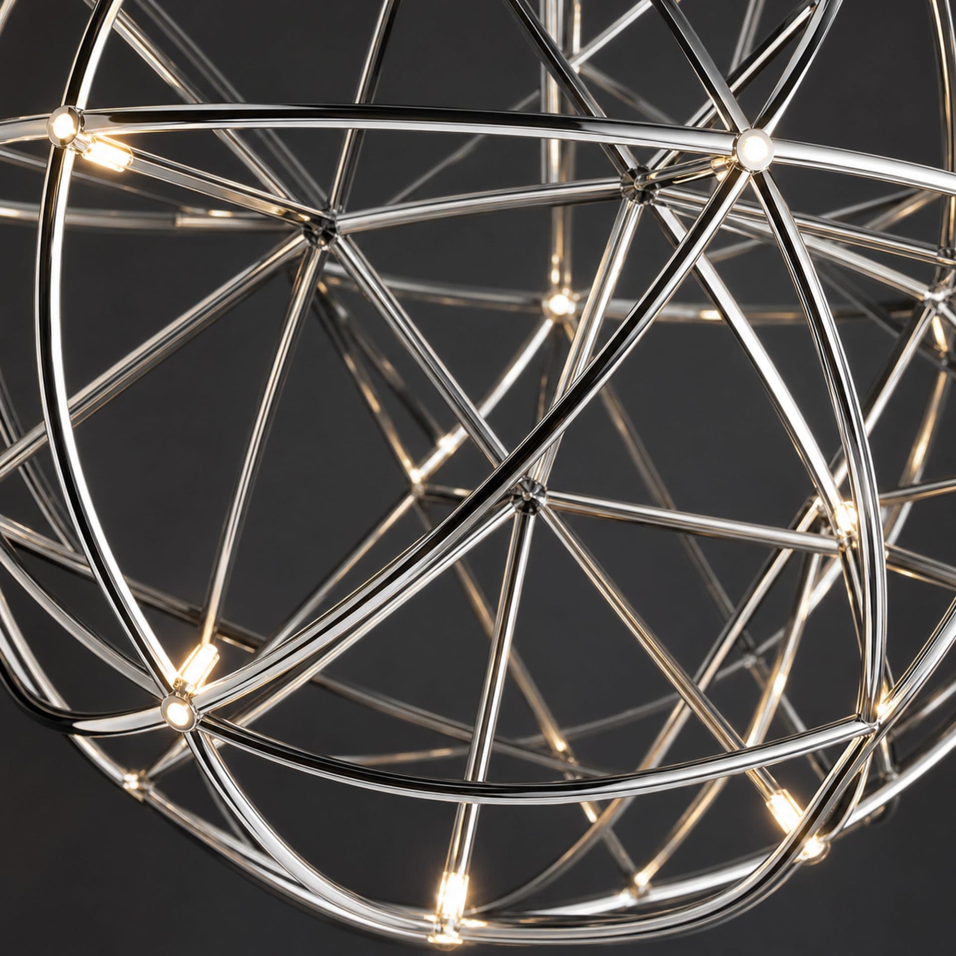 Candelabru LED Modern Flippy WELD Magno 18W Lumina Calda 3000K Crom Lucios — imagine 6