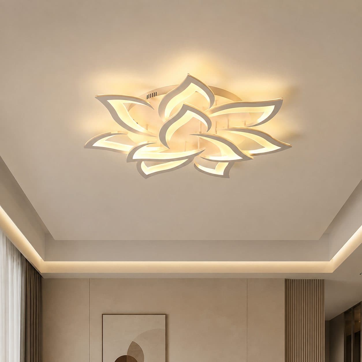 Lustra LED cu telecomanda Flippy LOTUS 91W — imagine 7