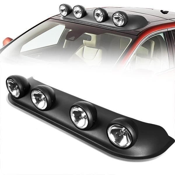 Ansamblu proiectoare LED cu Angel Eyes pentru plafon, 4 bucati, 12V — imagine 1