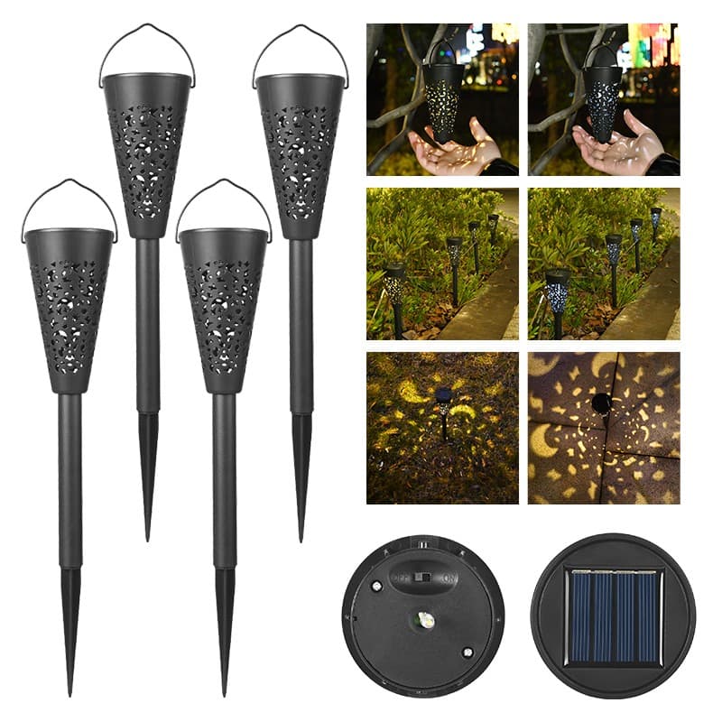 Set lampi solare LED gradina Flippy tip torta — imagine 3