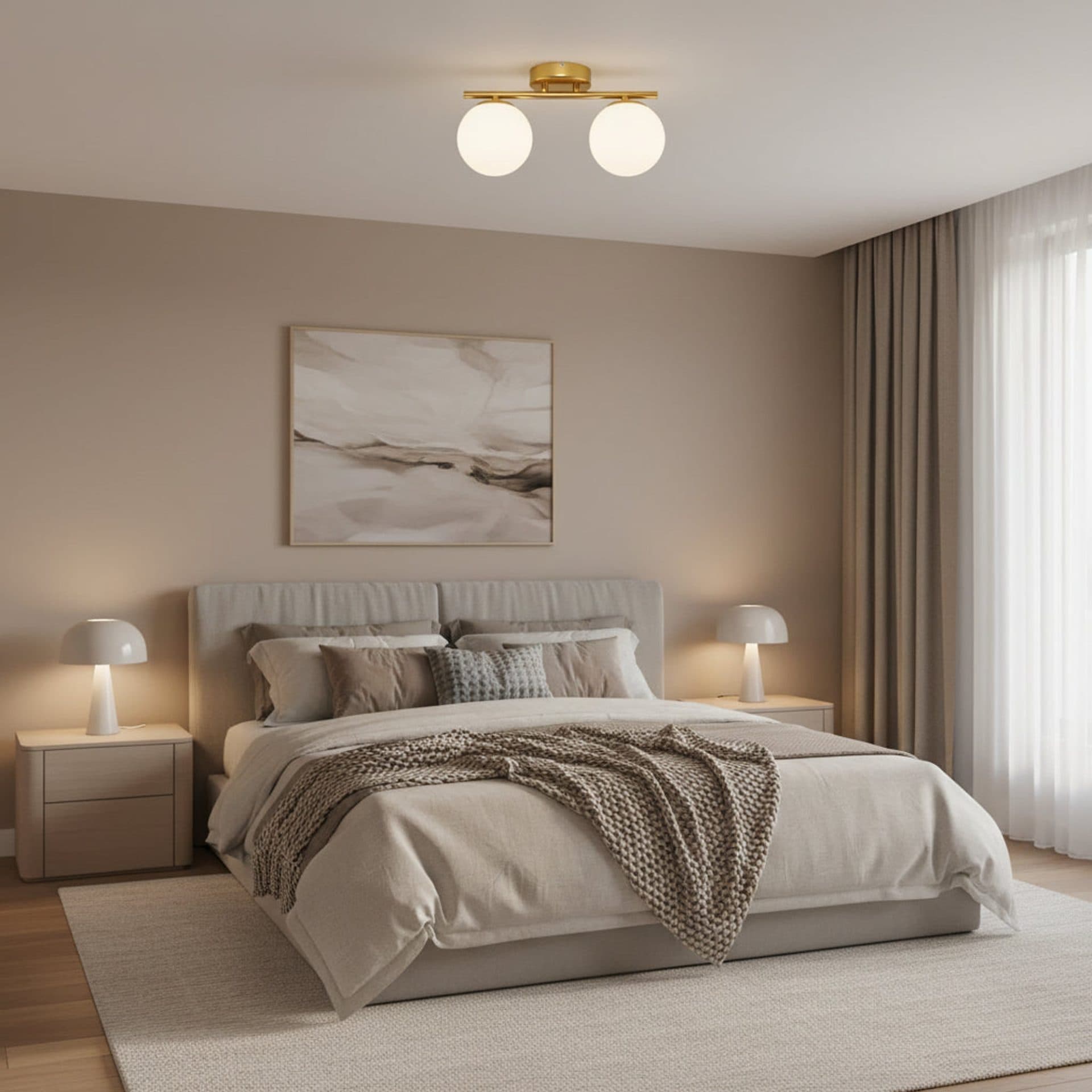 Lustra Flippy LED si cristal ORI, 30cm, 2xG9, Auriu — imagine 1