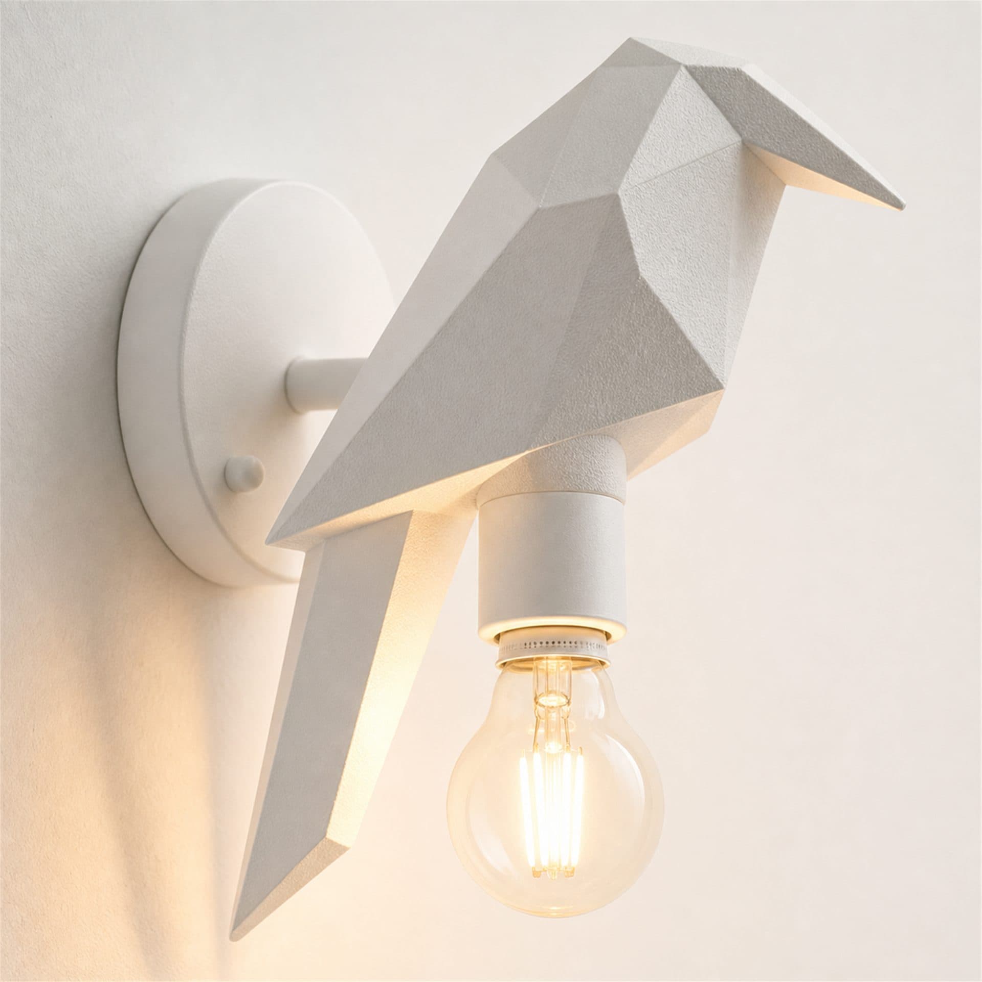 Aplica LED Decorativa Flippy CORVUS Alb 40x18cm — imagine 8