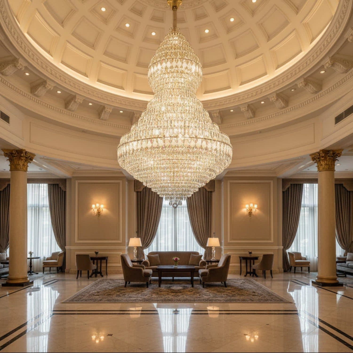 Candelabru Cristal Flippy VELVET Supremo 69x E14 Auriu Inaltime Reglabila — imagine 5