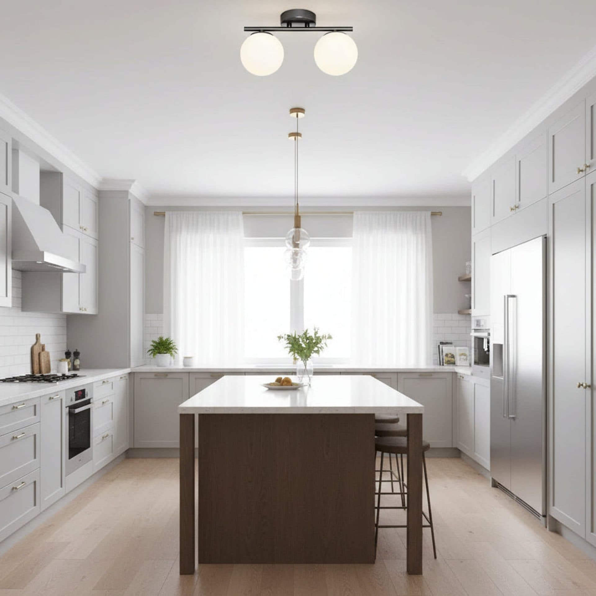 Lustra LED Flippy 30cm 2xG9 Negru — imagine 1