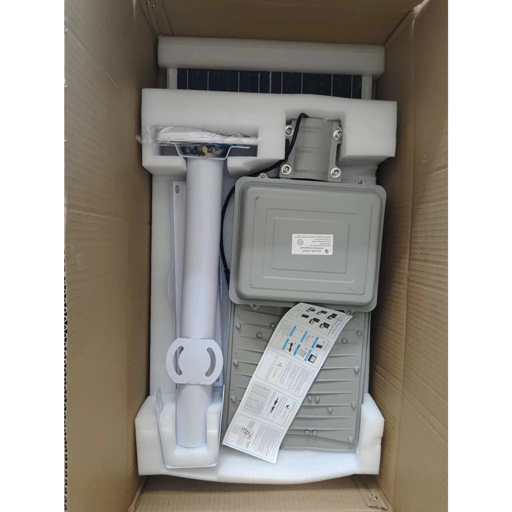 Lampa solara stradala Flippy, 1000W, gri — imagine 10