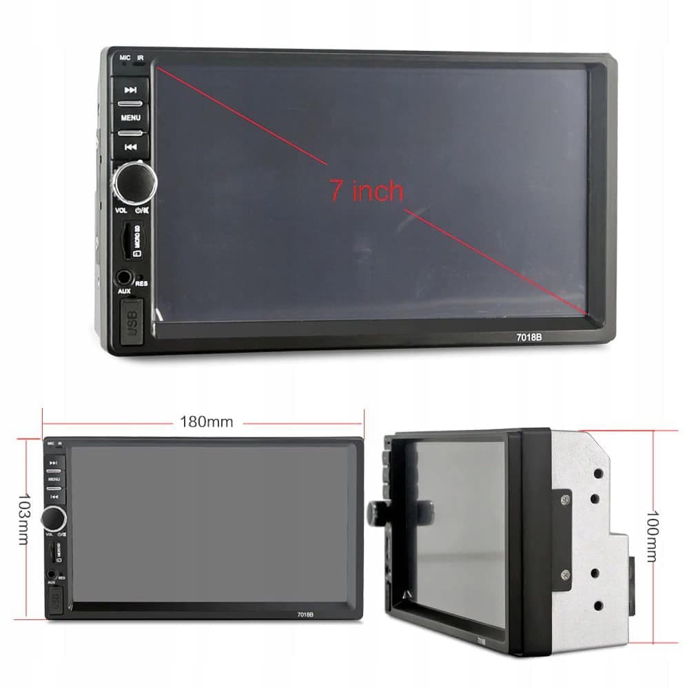 Player Video Auto 2DIN WDS-30 cu camera marsarier — imagine 4