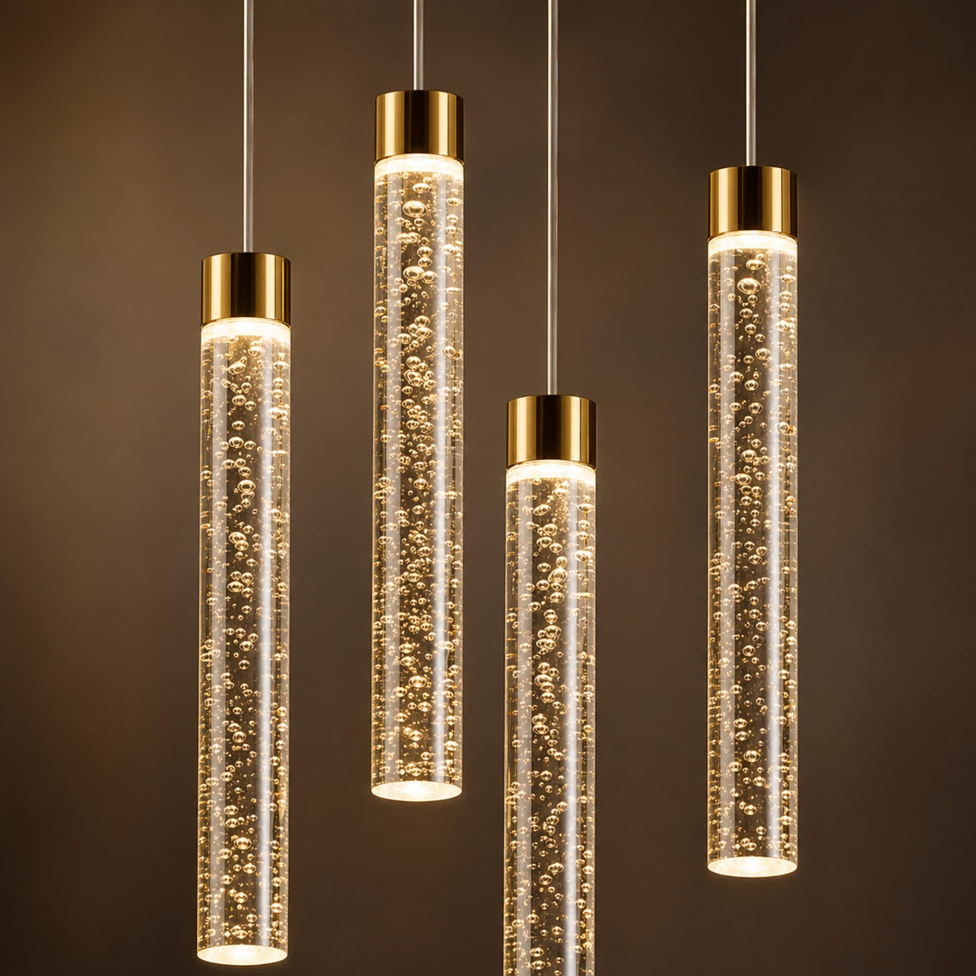 Candelabru Flippy Cristal LED cu Telecomanda, Suspendat, 36W, Diametru 40cm — imagine 10