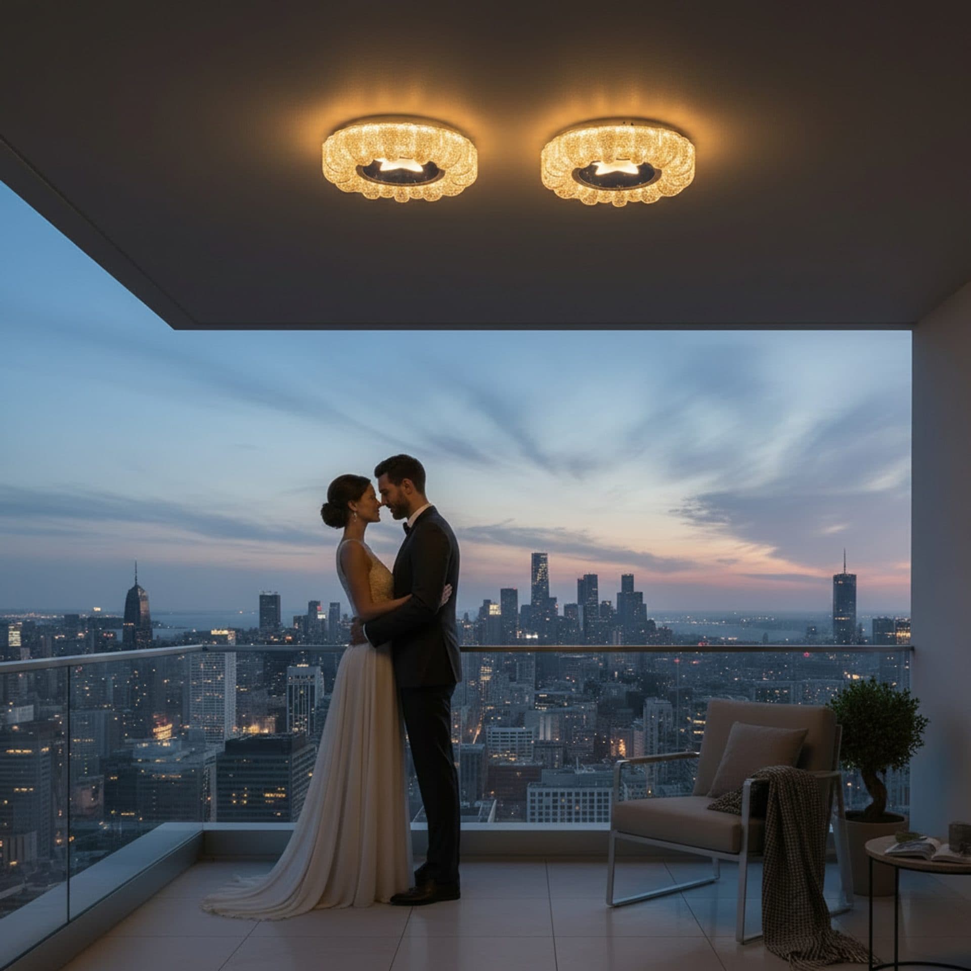 Lustra LED Flippy STARR Petito 21W Diametru 19cm — imagine 4