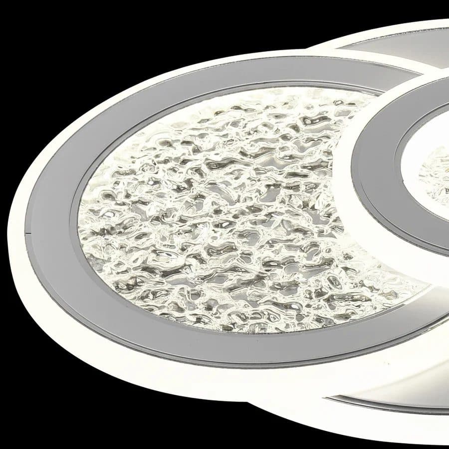 Lustra LED Flippy KOMPACTO 47W 3 Cercuri Alb — imagine 2