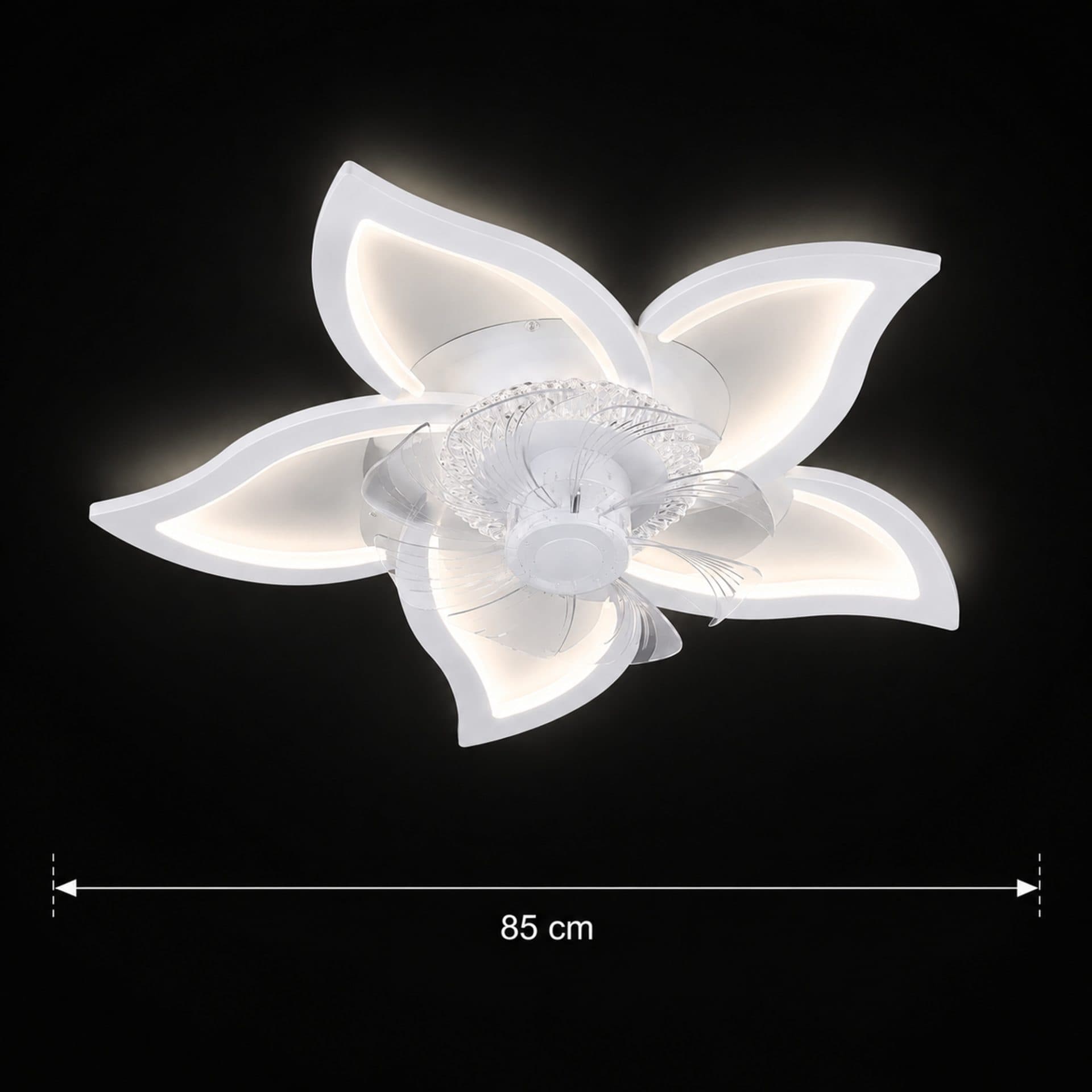 Lustra LED Ventilator Flippy DAFIA 49W 85cm Telecomanda — imagine 4