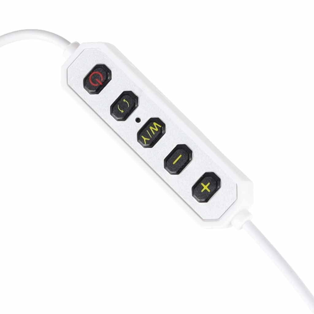 Lampa de birou LED pentru manichiura si cosmetica, alba — imagine 9
