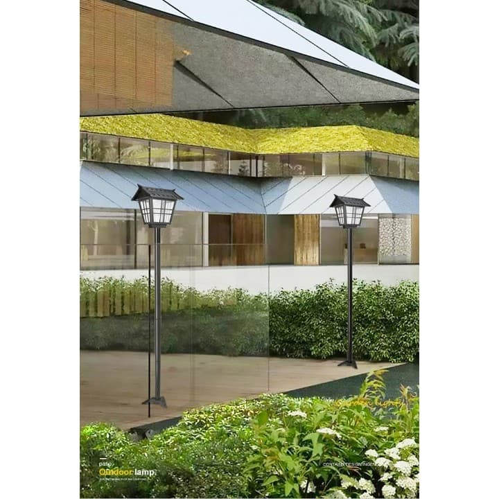 Lampa solara de tip stalp Flippy, Alb Rece — imagine 6