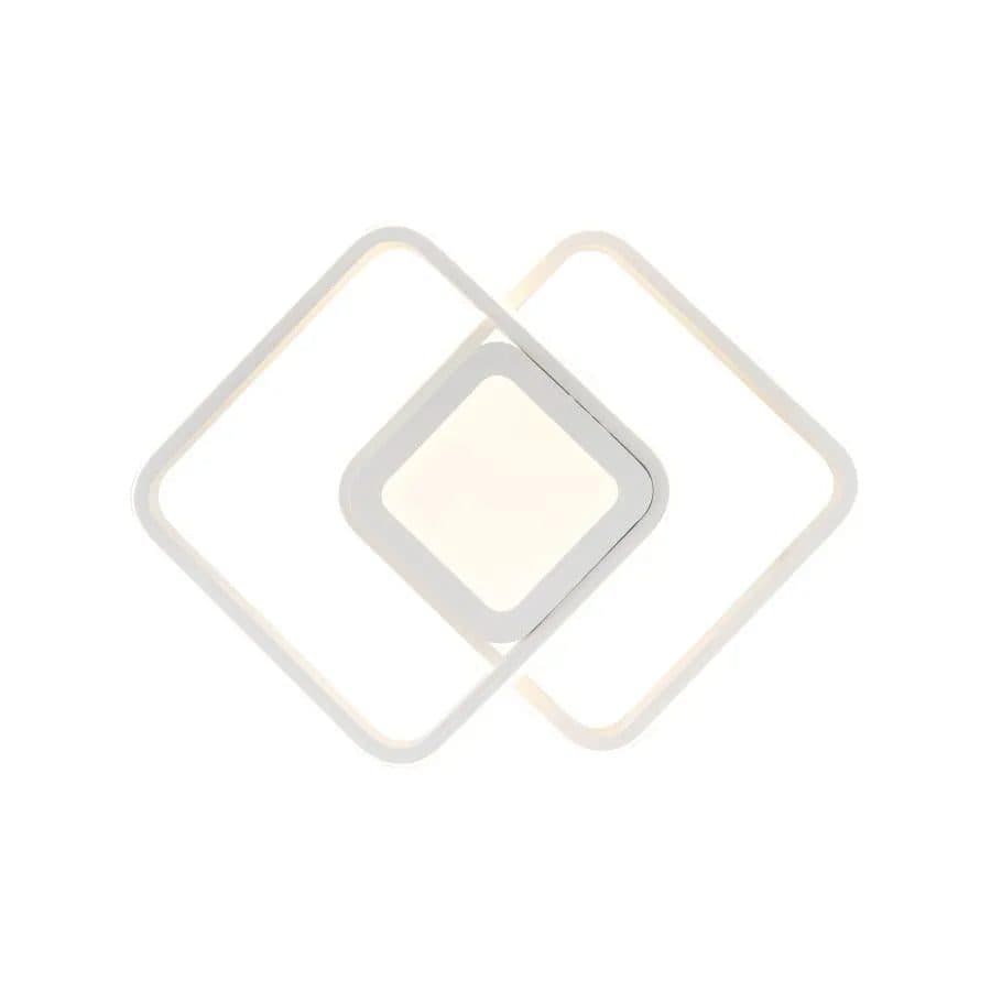 Lustra LED DUOFORM Flippy, 21W, design geometric, alb — imagine 13