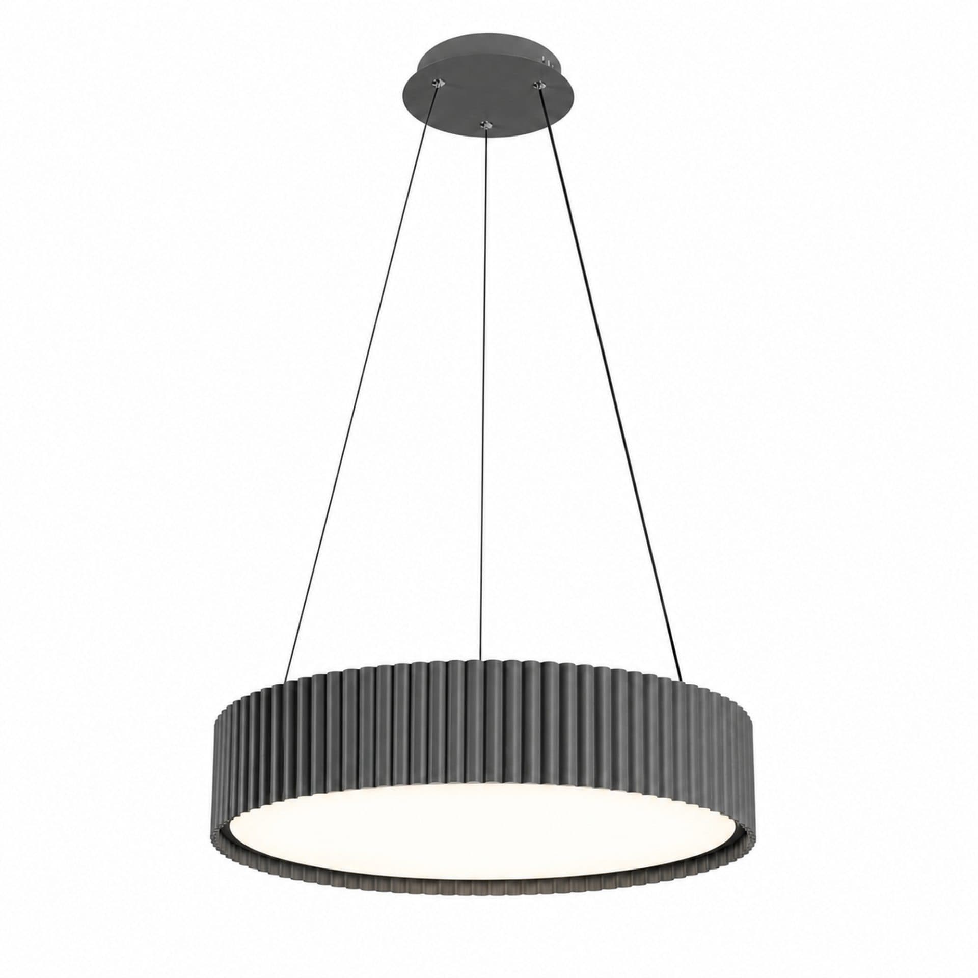 Lustra LED Flippy 70W Gri cu telecomanda — imagine 1