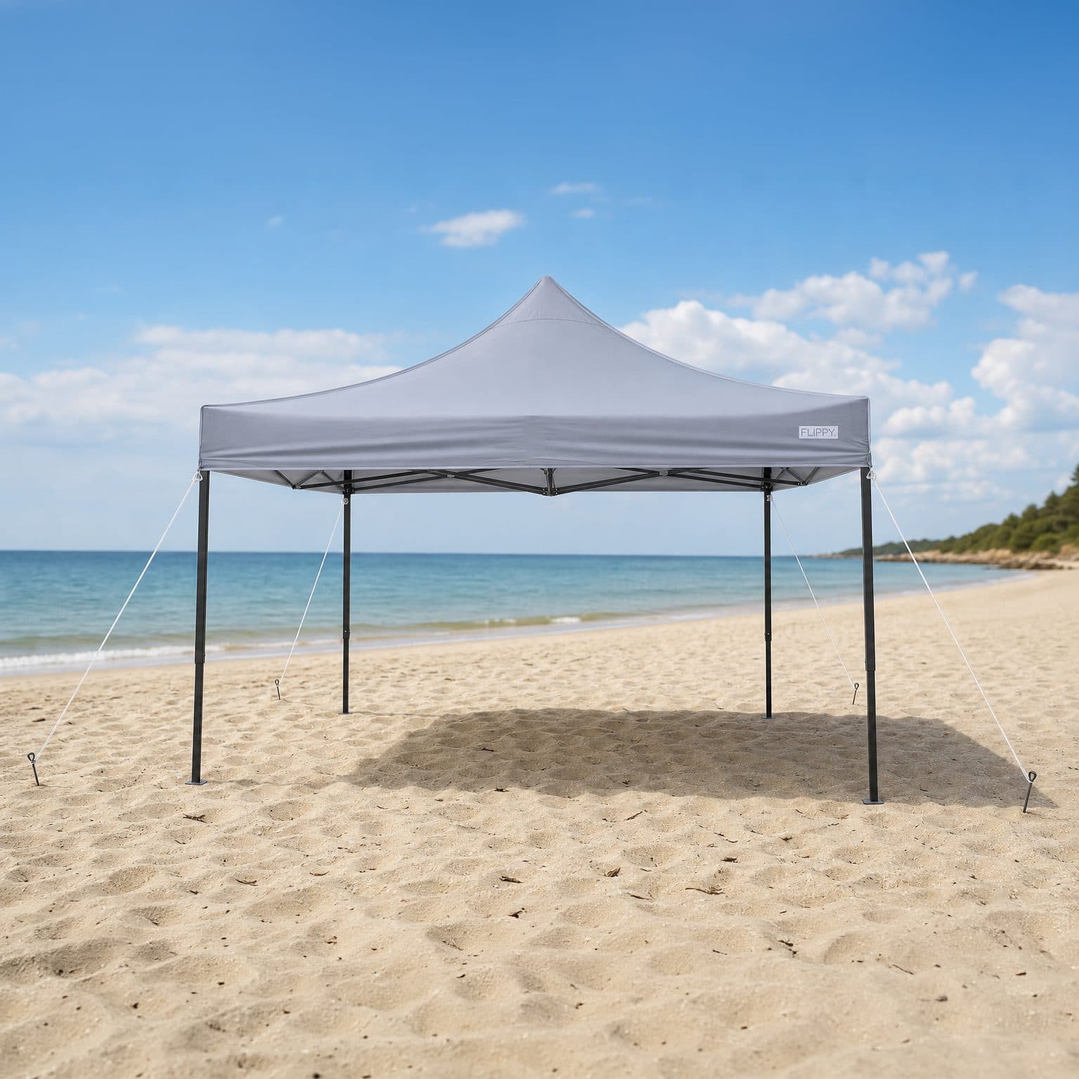 Pavilion pliabil Flippy 3x3m gri — imagine 1