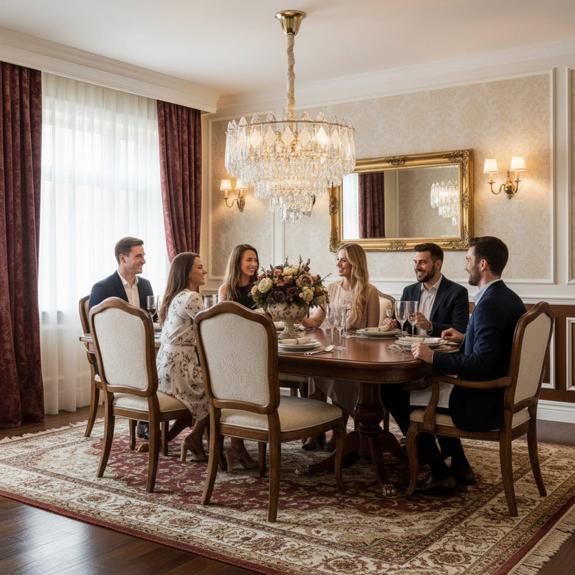 Candelabru Flippy Cristal VELVET Eleganza 9x E14 D50 cm Auriu — imagine 3