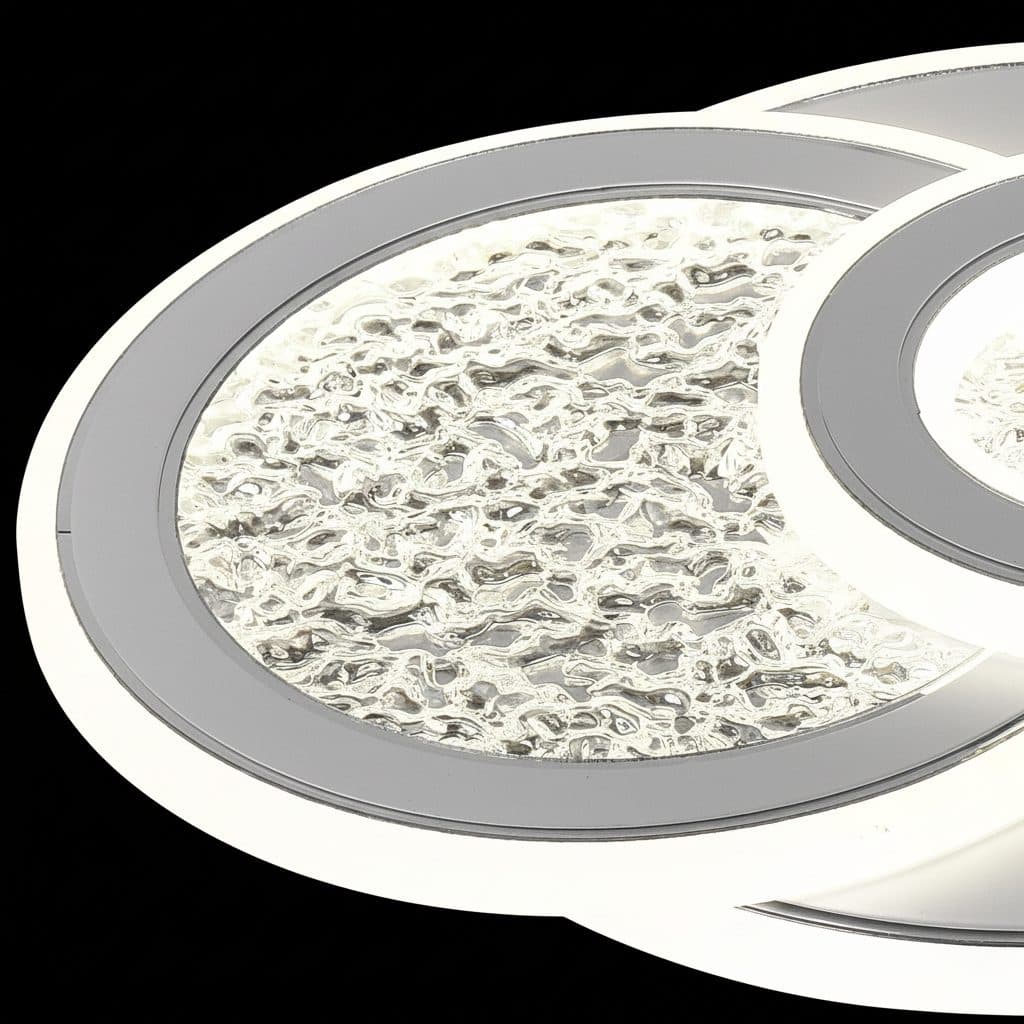 Lustra LED Flippy KOMPACTO 47W 3 Cercuri Alb — imagine 11