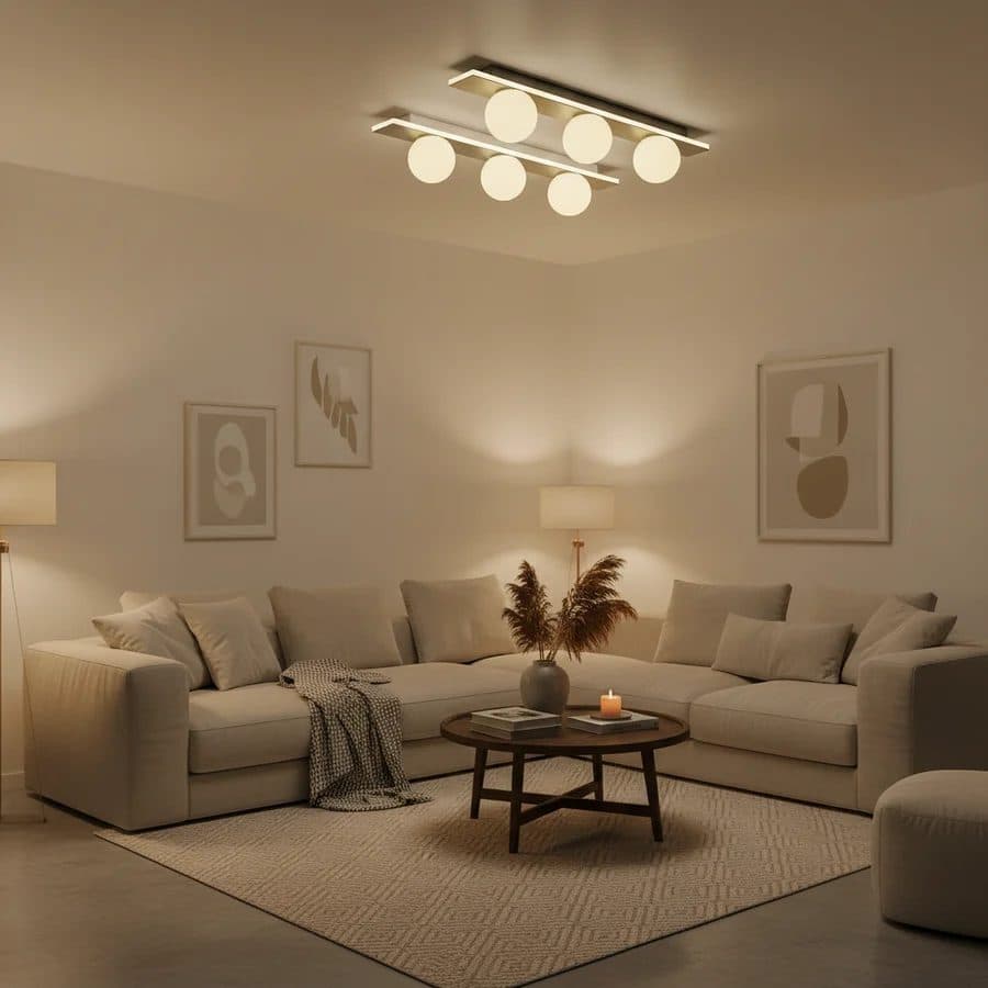 Lustra LED Flippy TRION, 3xG9, 24W, Negru, Metal si Acril — imagine 3
