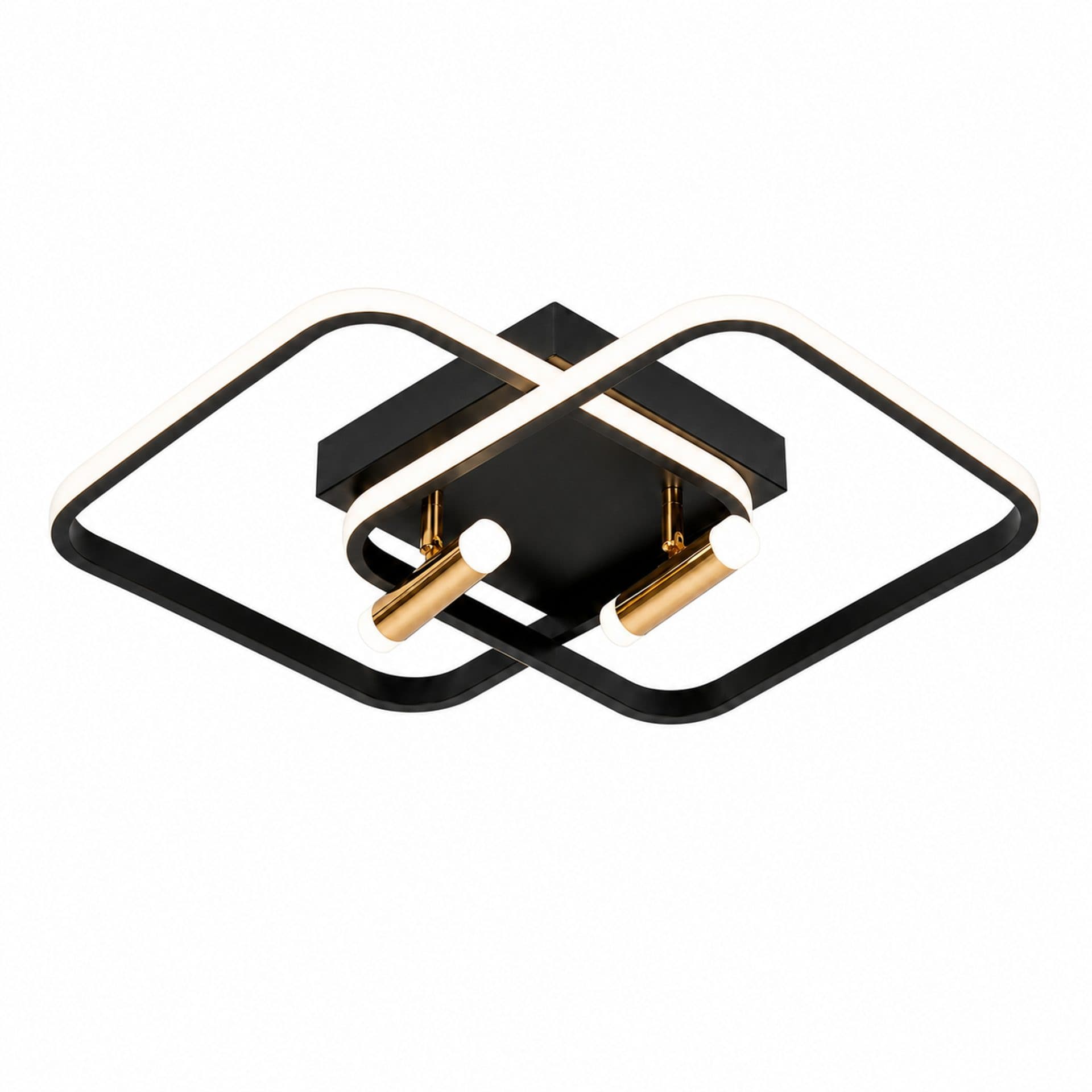 Lustra LED Flippy 2 surse 108W Negru — imagine 1
