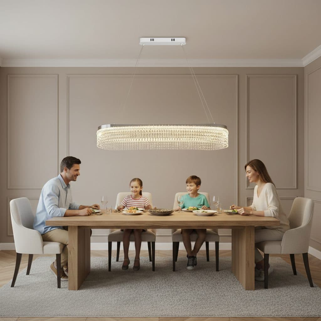 Candelabru Cristal Flippy VOLNA Supremo 128W Alb Metal si Cristal — imagine 7