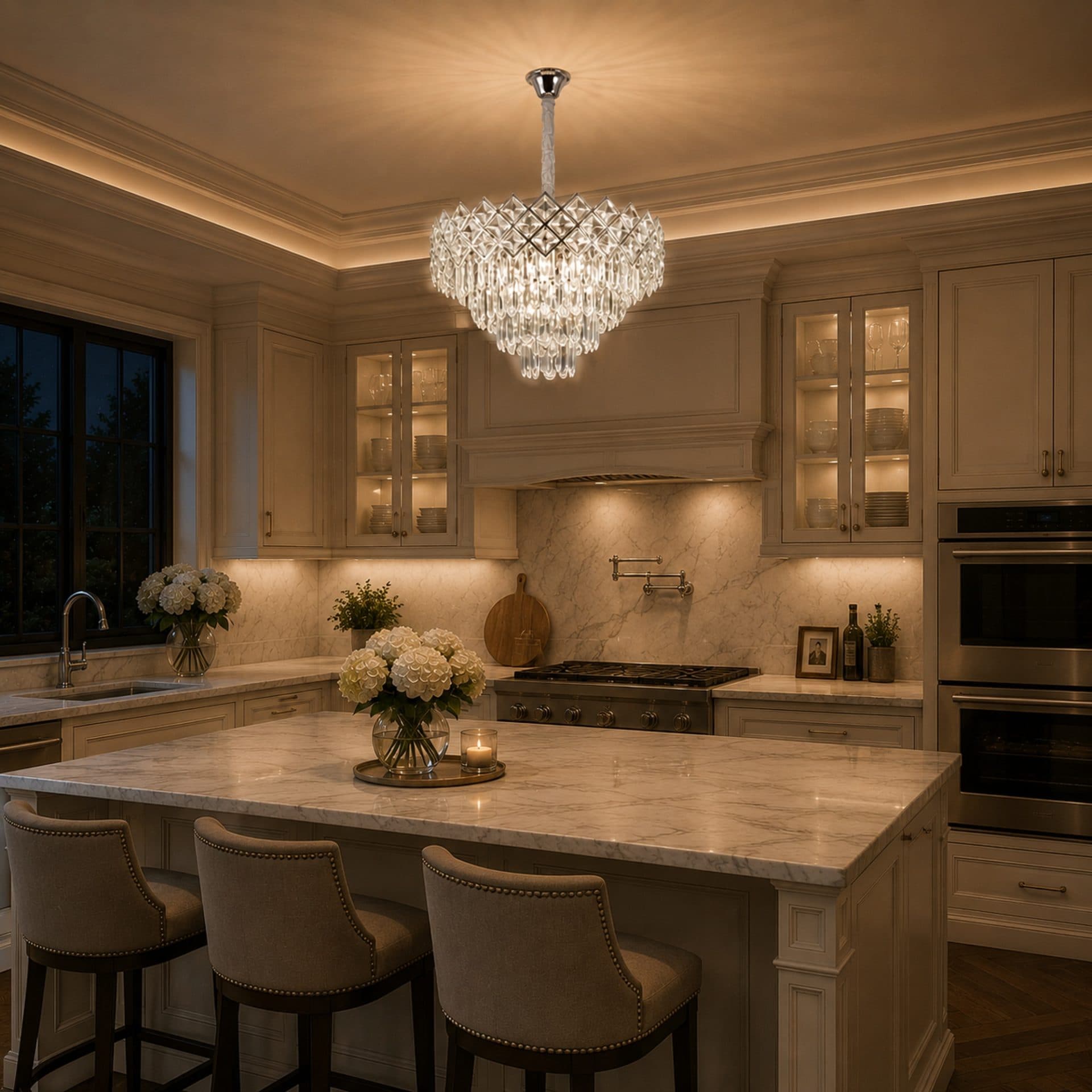 Candelabru cristal Flippy VECTORIA Magno 8xE14 — imagine 2