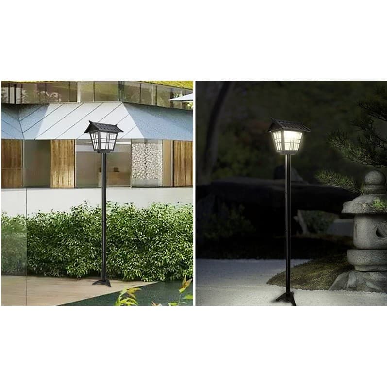 Lampa solara de tip stalp Flippy, Alb Rece — imagine 5