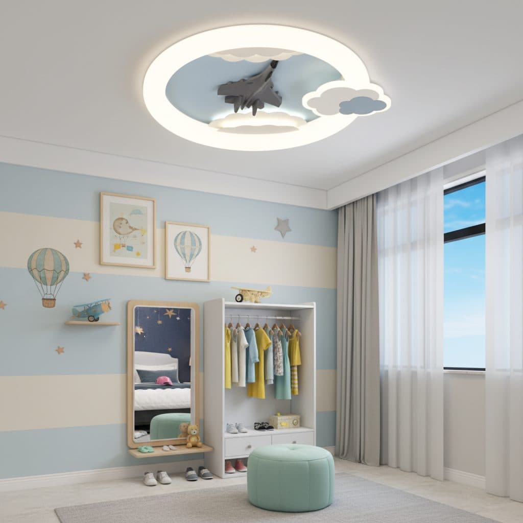 Lustra LED Flippy 72W Diametru 50cm Telecomanda Lumina Rece Calda Neutra — imagine 7