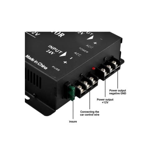 Invertor tensiune 24V-12V 100A — imagine 4