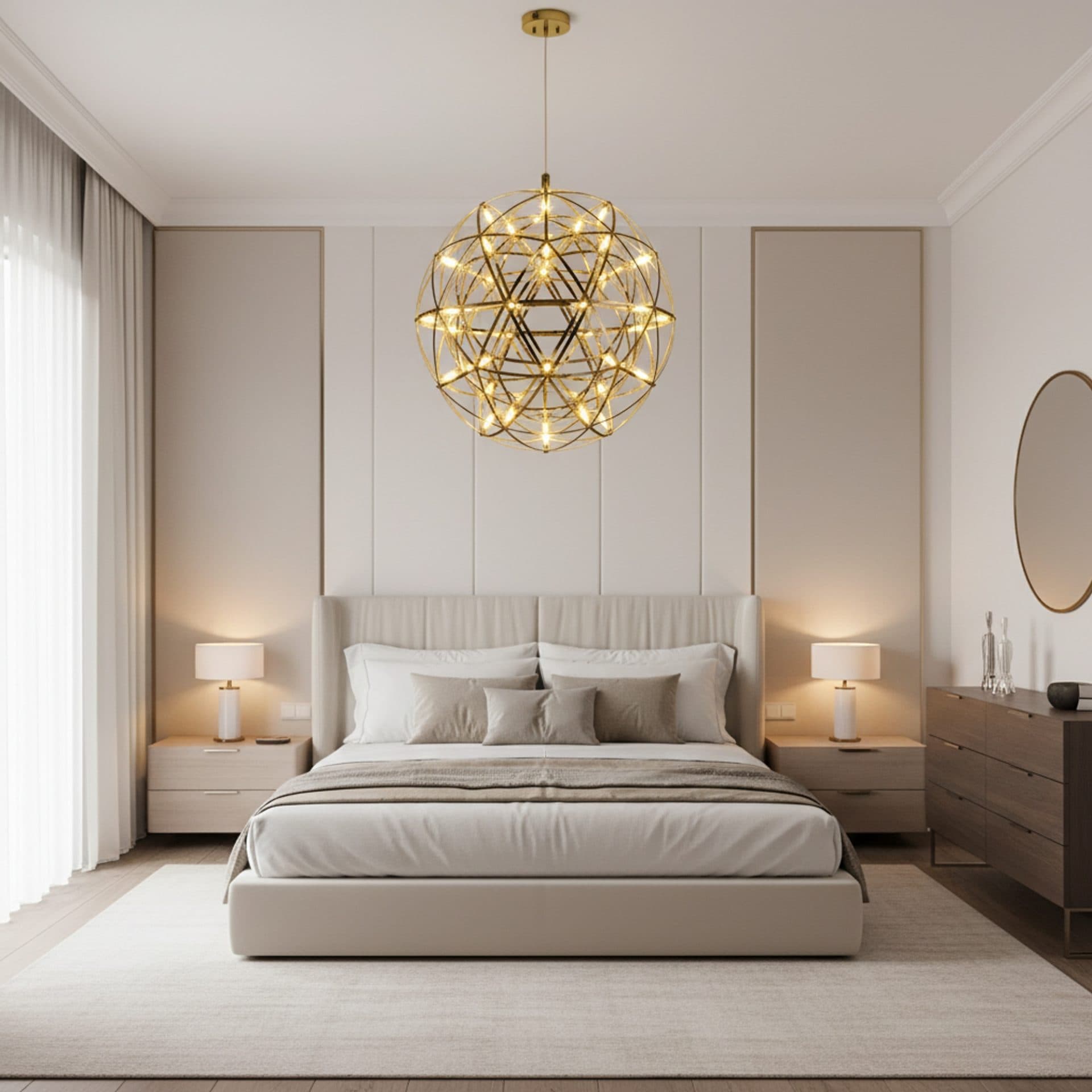 Candelabru LED WELD Nobile 18W Lumina Calda 3000K Crom Lucios — imagine 3
