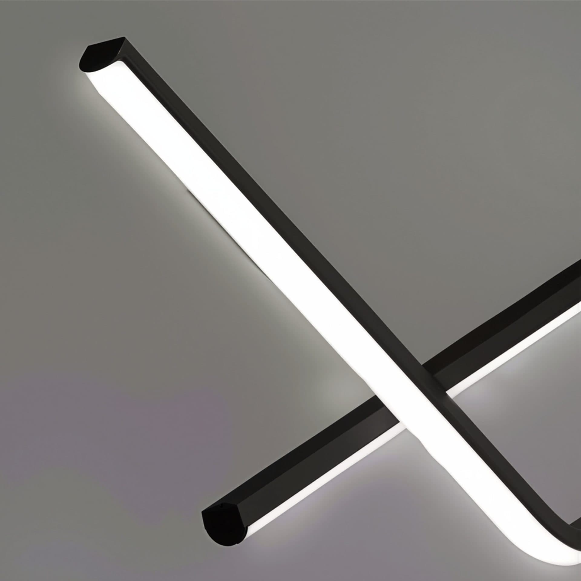 Lustra LED suspendata Flippy 27W telecomanda lumina Rece/Calda/Neutra Dimabila Negru Inaltime Reglabila — imagine 2