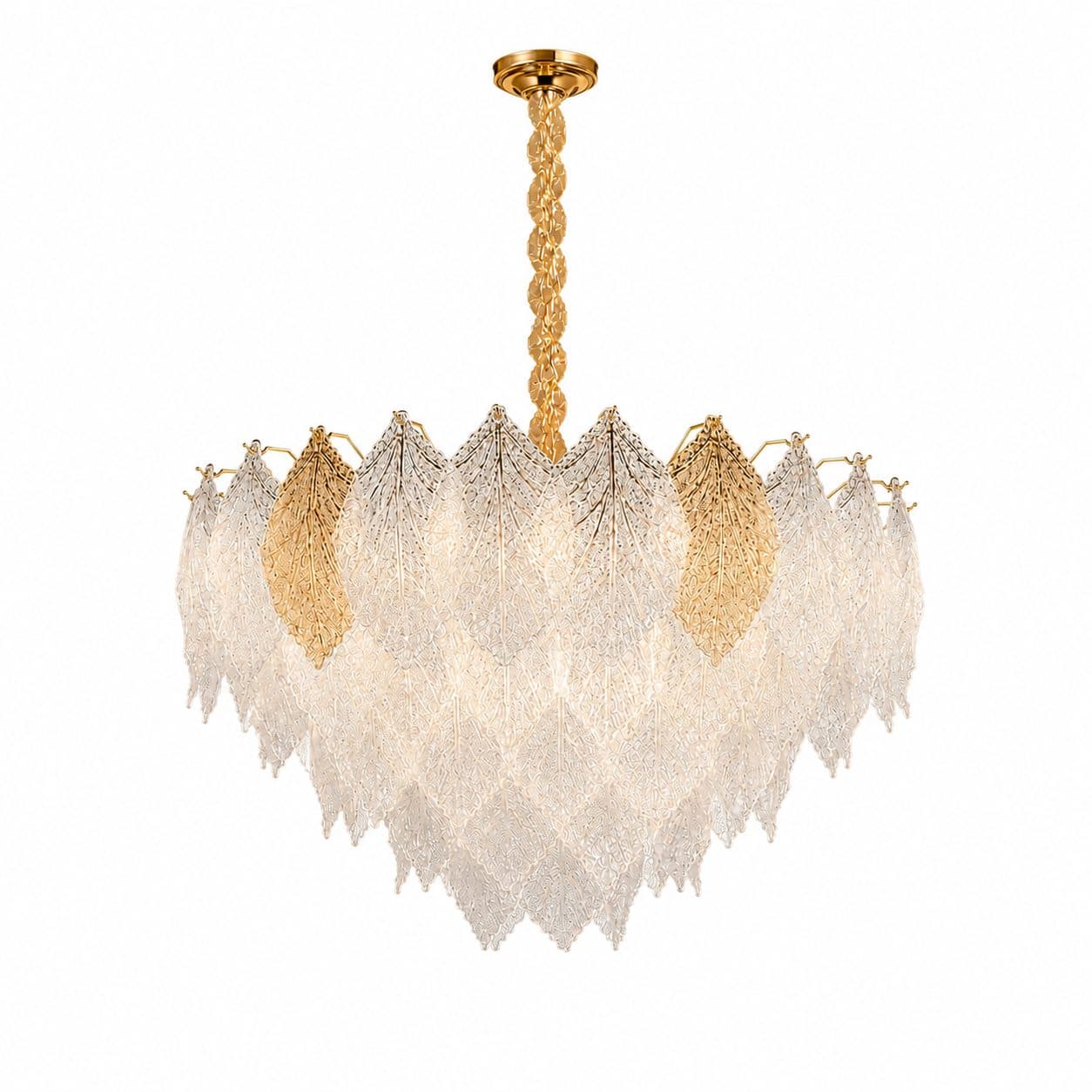 Candelabru Cristal Lace Regalis Flippy 21xE14 Diametru 80 cm Inaltime 49 cm Auriu Lucios — imagine 3