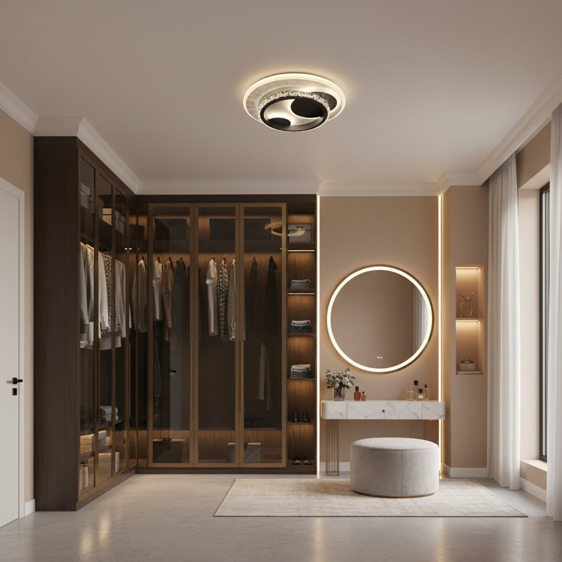 Lustra LED cu cristal Flippy ARIELLA 39W Rotunda — imagine 2