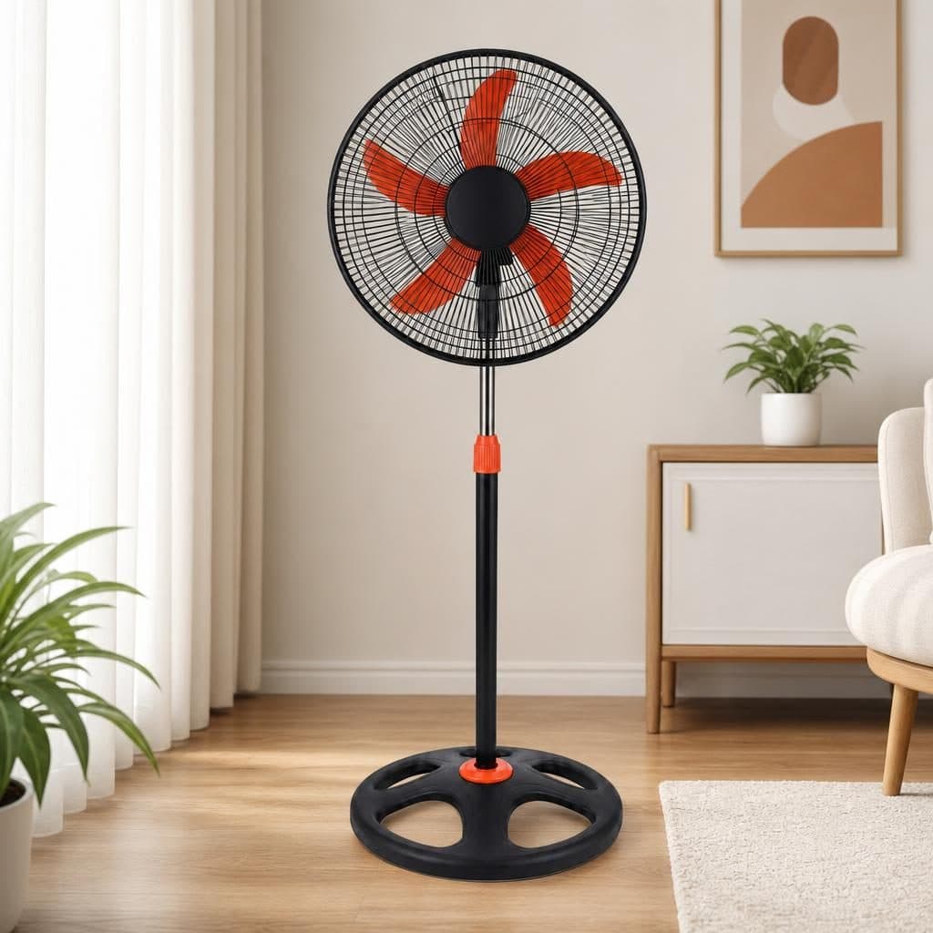 Ventilator cu picior Flippy, negru — imagine 5