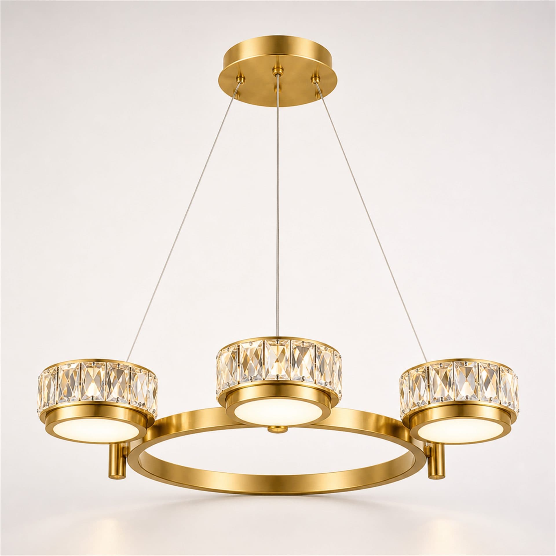 Lustra LED Flippy CHARM Eleganza Auriu 44W — imagine 1