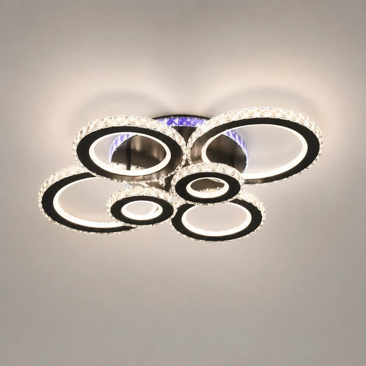 Lustra LED cu telecomanda Flippy Nova Rotonda RGB 145W — imagine 6