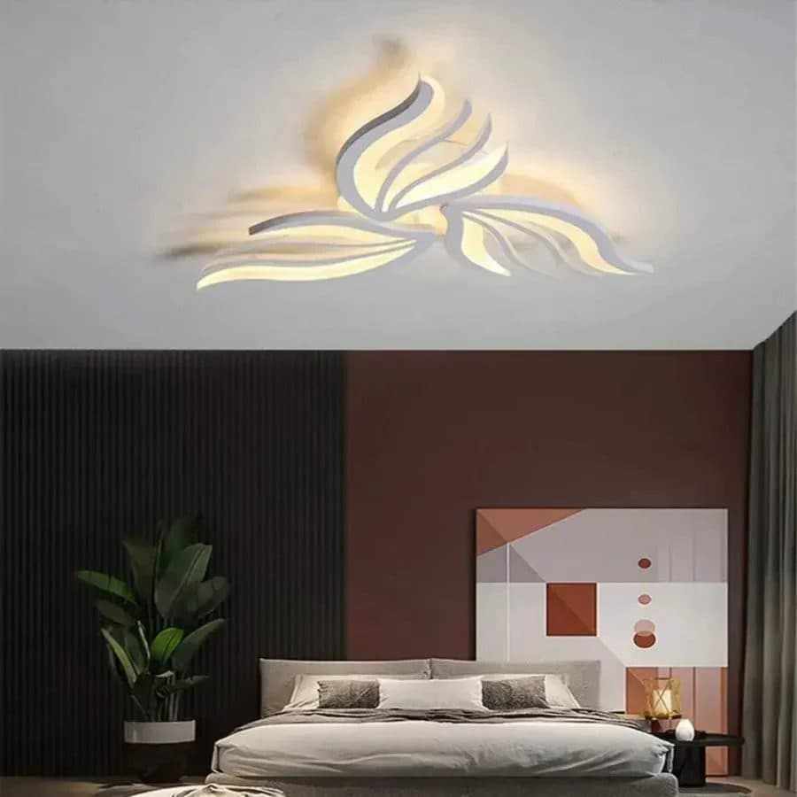Lustra LED Flippy 3 Petale Telecomanda Alb — imagine 1