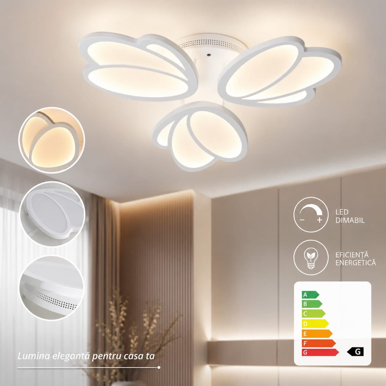 Plafoniera LED TULIP Flippy 45W — imagine 3
